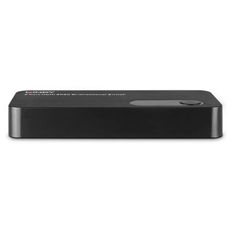 Lindy 2-pordiline HDMI 8K60 kahesuunaline lüliti, HDMI, ABS, must, 120 Hz, 3840 x 2160, 7680 x 4320, 48 Gbit/s
