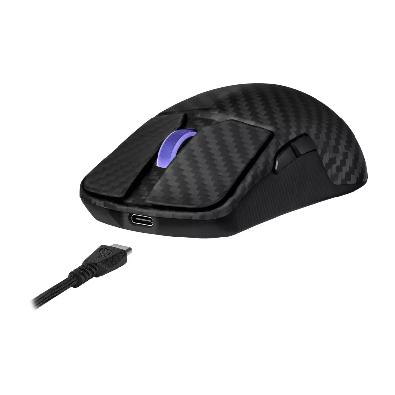 ASUS ROG Harpe Ace Extreme hiir Mängimine Paremakäeline RF-juhtmevaba + Bluetooth + USB A-tüüp Optiline 42000 DPI