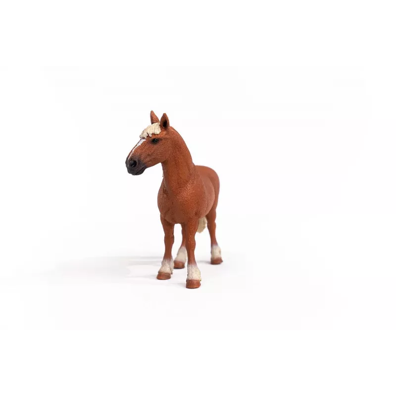 schleich FARM WORLD Belgia raskeveohobune, 3 a, Taluloomad / talumänguasjad, Hobused, Pruun, Plastik