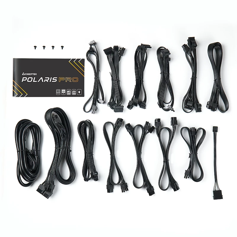 Chieftec Polaris PRO 1300W toiteplokk 20+4 pin ATX ATX Must