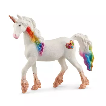 schleich BAYALA Rainbow Love Unicorn Mare, 5 a, Ükssarvik / Pegasus, Ükssarved ja haldjad, Mitmevärviline