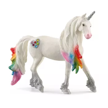 schleich BAYALA Vikerkaarearmastuse ükssarviku täkk, 5 a, Ükssarvik / Pegasus, Ükssarvikud ja haldjad, Mitmevärviline, Plast