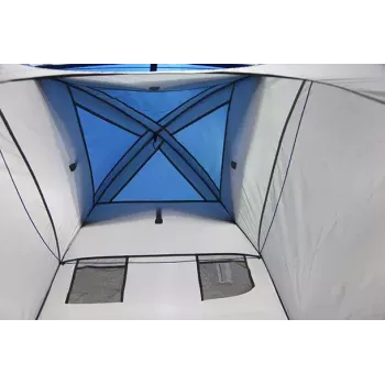 Telk High Peak Lido veekindel 100 cm sinine hall 2 taskut klaaskiud