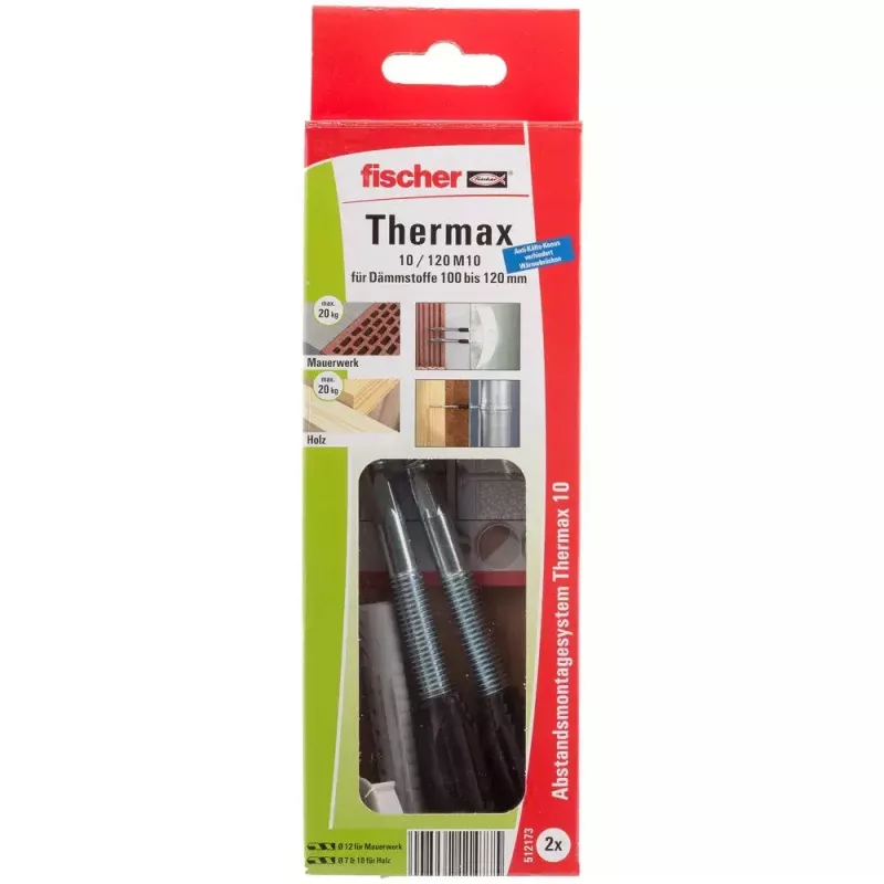 Kruvi- ja tüüblikomplekt Fischer 512173