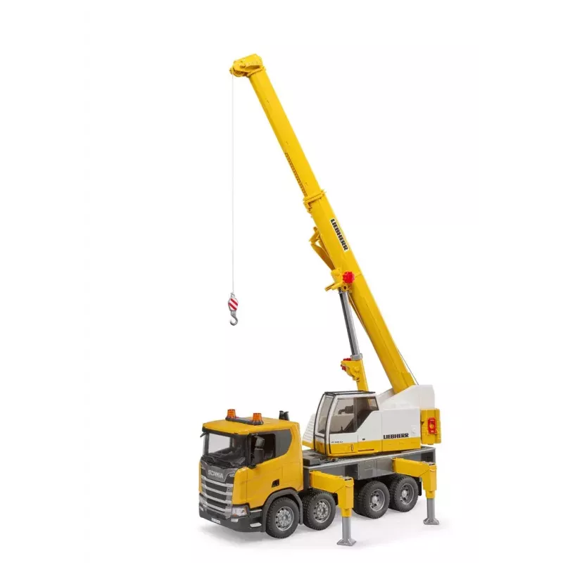 Kraanaauto BRUDER SCANIA Super 560R Liebherr Kraanaauto