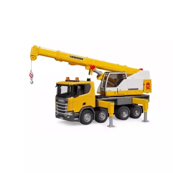Kraanaauto BRUDER SCANIA Super 560R Liebherr Kraanaauto