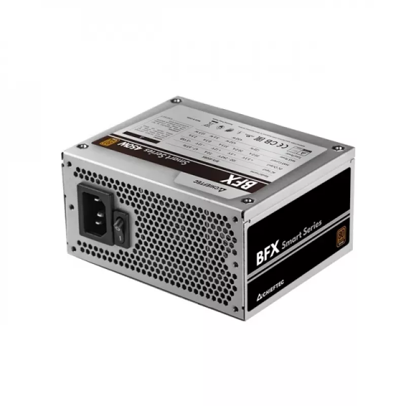 Chieftec Smart 450W toiteplokk 20+4 pin ATX ATX Must, Hõbedane