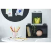 room copenhagen LEGO Tellistest riiul 8+4 must — modulaarne seinariiul 2 riiuliga