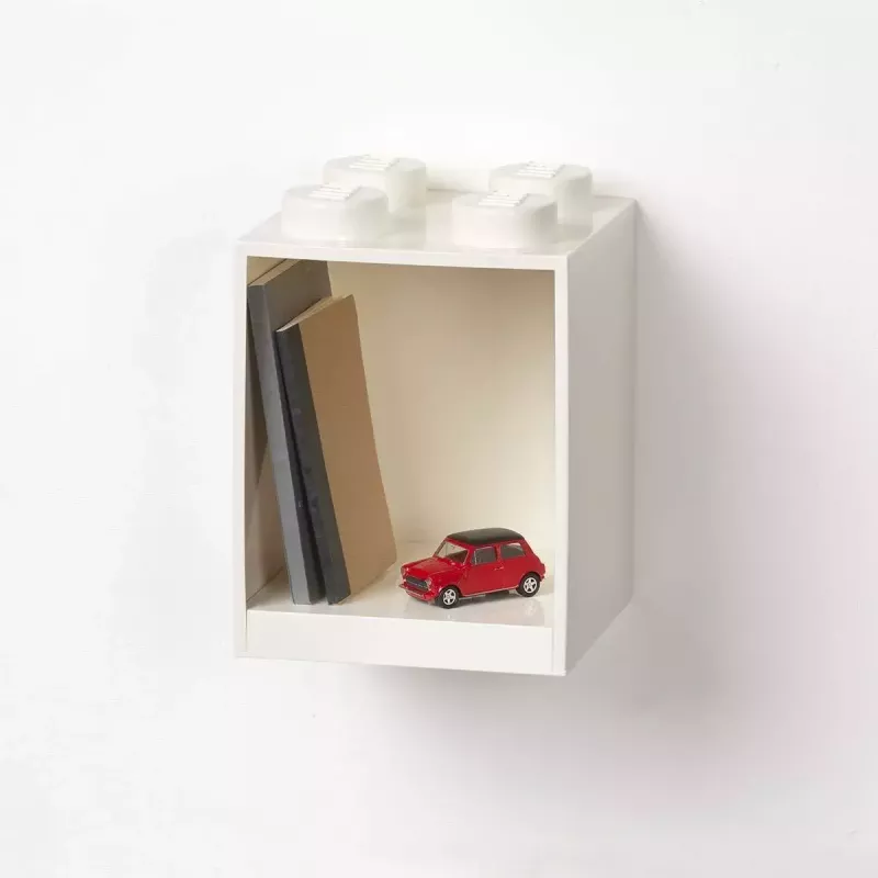room copenhagen riiul Room Copenhagen LEGO Brick 4 riiul valge 41141735 – seinale kinnitatav LEGO-ühilduv vitriinriiul