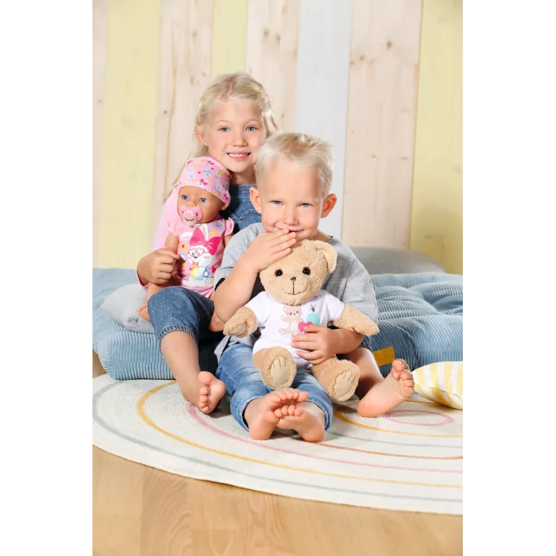 Mängukaru BABY born Bear Valge 0 kuni 12 aastat