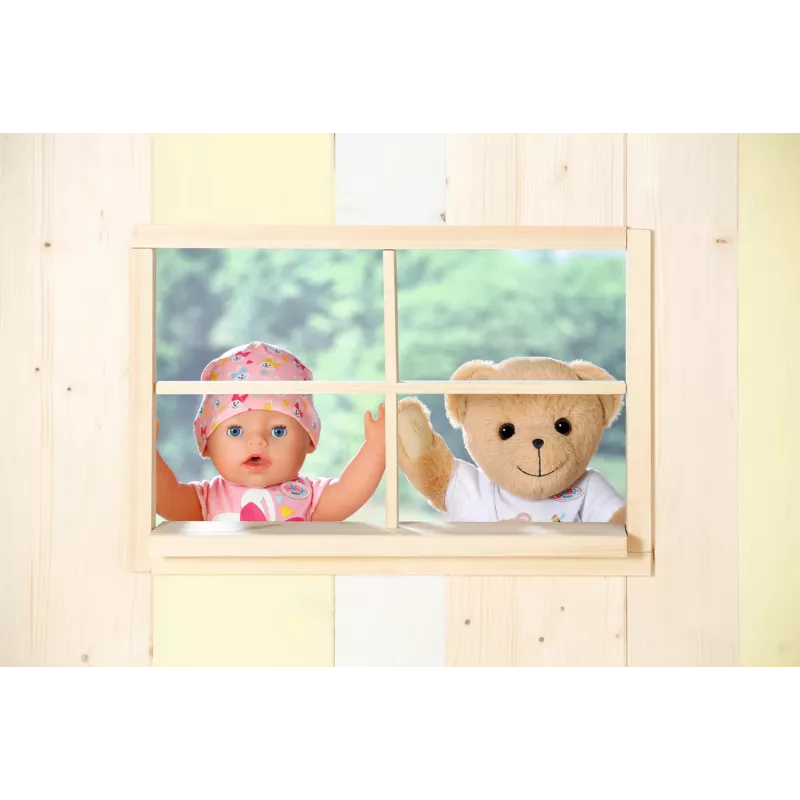Mängukaru BABY born Bear Valge 0 kuni 12 aastat