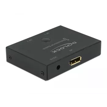 DELOCK DisplayPort 2-1 lüliti - kahesuunaline 8K 30Hz