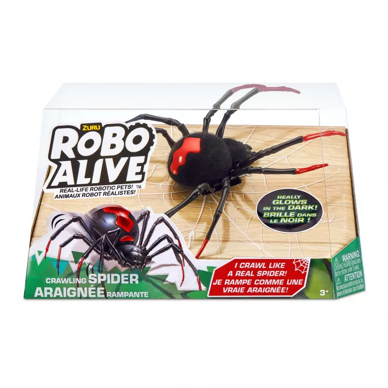 Robo Alive roomav ämblik pimedas helendav robotmänguasi ZURU