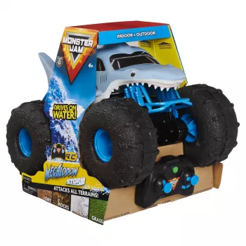 Monster Jam, ametlik Megalodon STORM maastikul kaugjuhitav monster truck, mõõtkavas 1:15