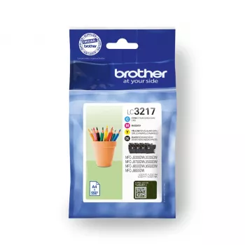 Brother LC3217VAL tindikassett 4 tk Originaal Must, Tsüaan, magenta, Kollane