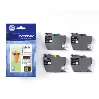 Brother LC3217VAL tindikassett 4 tk Originaal Must, Tsüaan, magenta, Kollane