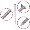 Kruvi Fischer 670467 220 mm roostevaba teras 50 tk