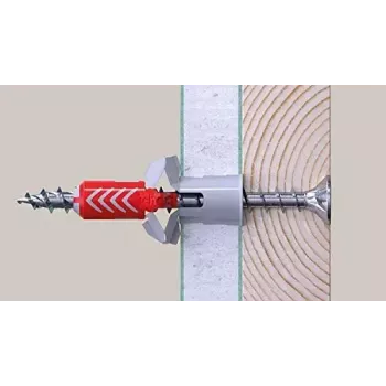 Kruvi Fischer 670501 — terasest puidukruvi 100 mm, 6 mm läbimõõt, 60 mm keere, pakis 25 tk