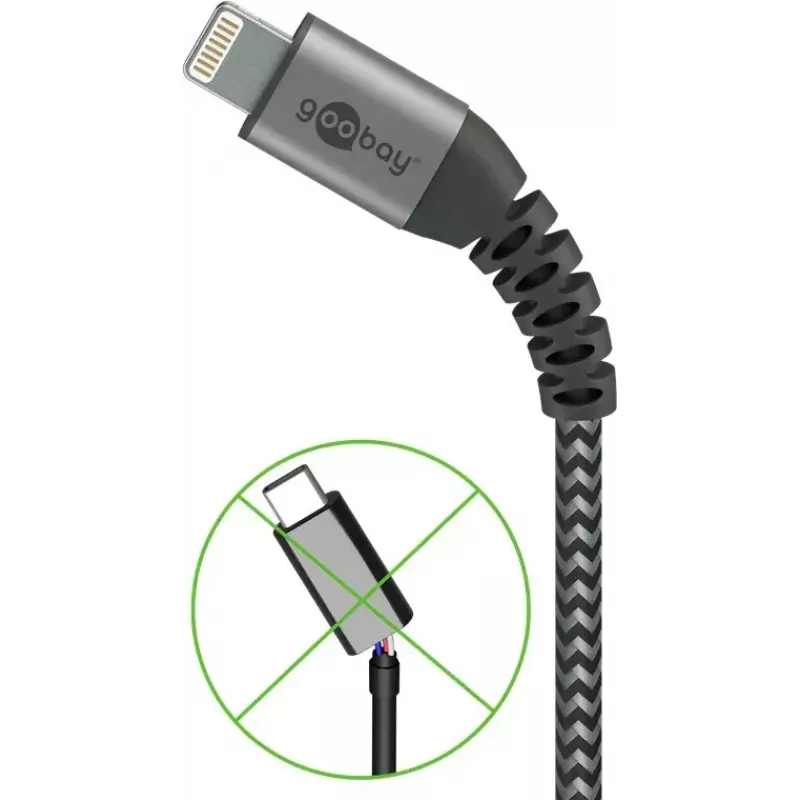 Lightningi kaabel Wentronic 49267 0,5 m must-hall