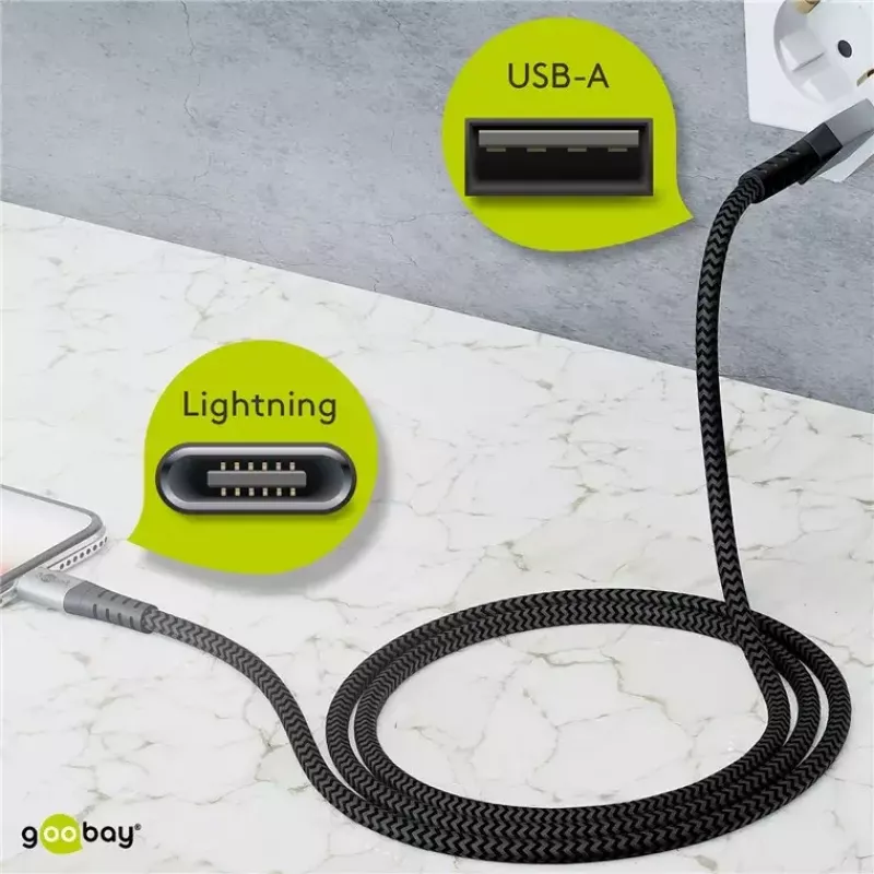 Lightningi kaabel Wentronic 49267 0,5 m must-hall