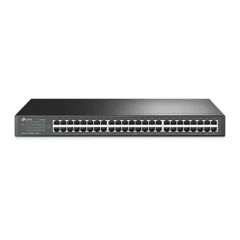 TP-Link 48-pordine 10/100Mbit/s raamile paigaldatav võrgukommutaator, haldamata, Fast Ethernet (10/100), raamile paigaldatav, 1U