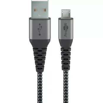 USB-kaabel Wentronic 49282 USB 2.0 1 m Micro-USB B USB A Must Hall