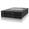ICYDOCK ToughArmor täismetallist 4 pesaga 2,5-tolline SATA HDD ja SSD tagapaneeli puur välise 5,25-tollise pesa jaoks