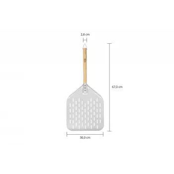 Unold 6881620 pitsalabidas Alumiinium, Puit