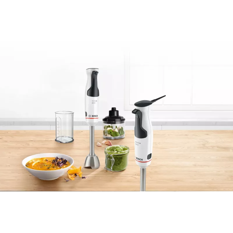 Bosch ErgoMixx Style MS6CM61V2 saumikser vaakumiga, 1000 W, roostevaba teras/must