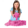 Kinetic Sand, 2 naela roosa mänguliiv, lihavõttekorvi täidis, vormitavad sensoorsed mänguasjad lastele, taassuletav kott (pakend võib varieeruda)