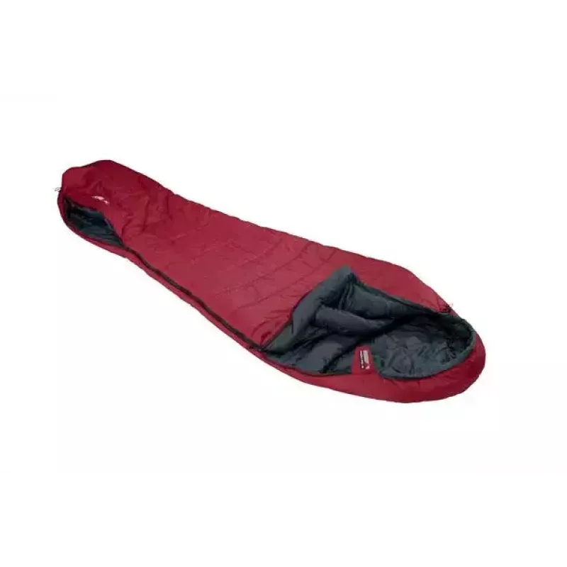 Muumiakujuline magamiskott High Peak Hyperion 1M Nailon Hall Punane 210 cm