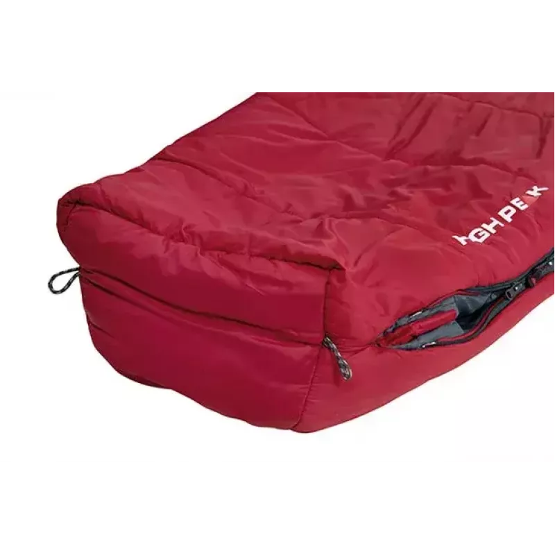 Muumiakujuline magamiskott High Peak Hyperion 1M Nailon Hall Punane 210 cm