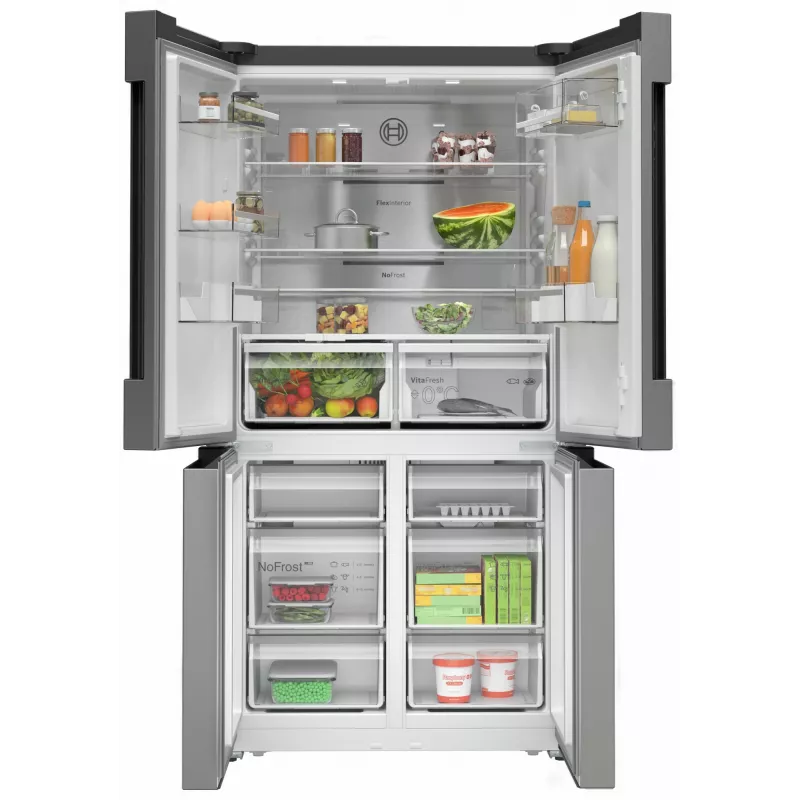 Bosch Serie 4 KFN96APEA külmik-sügavkülmik eraldiseisev 605 L roostevaba teras