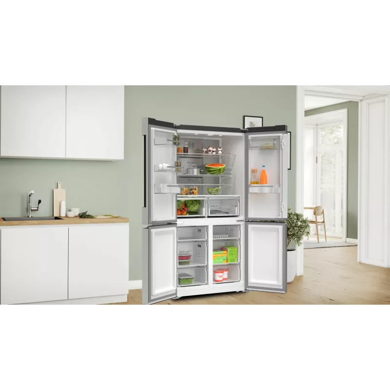 Bosch Serie 4 KFN96APEA külmik-sügavkülmik eraldiseisev 605 L roostevaba teras