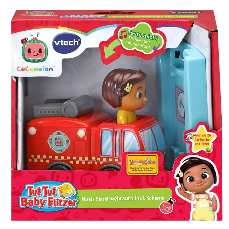 VTech 561304, Tuletõrjeauto, 1,5 a, AAA, Mitmevärviline