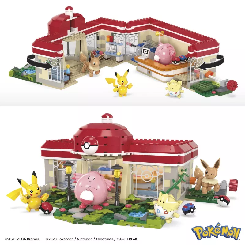 MEGA Pokémon Building Toy Kit, metsakeskus (648 tükki) 4 tegelaskujuga