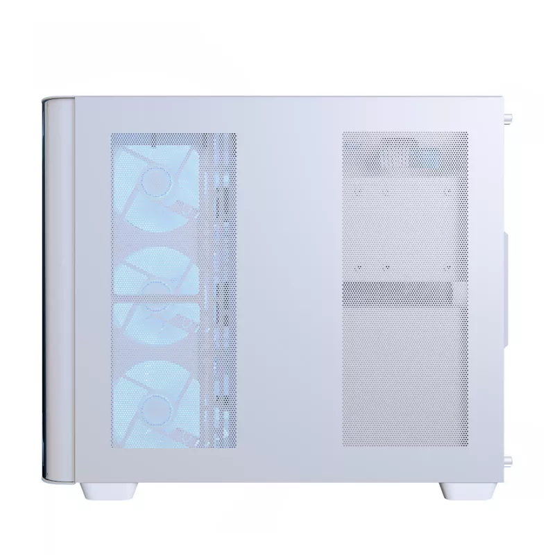 PC Case Aerocool P500C Midi Tower Valge ATX Side PSU 3x120mm Fans