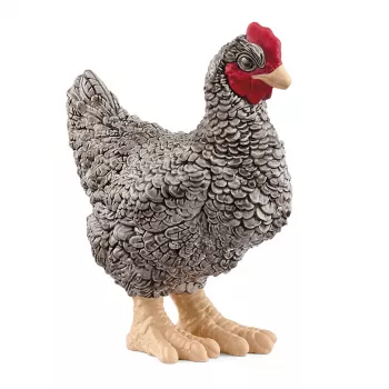 schleich FARM WORLD Plymouthi kana, 3 a, Talu, Taluloomad/talumänguasjad, Mitmevärviline