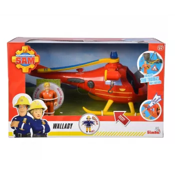 Helikopter Simba Toys 109252510 Tuletõrjuja Sam oranž 3+
