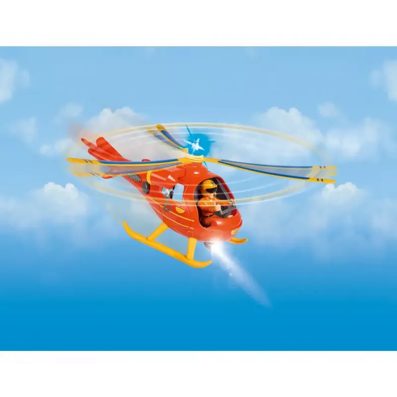 Helikopter Simba Toys 109252510 Tuletõrjuja Sam oranž 3+