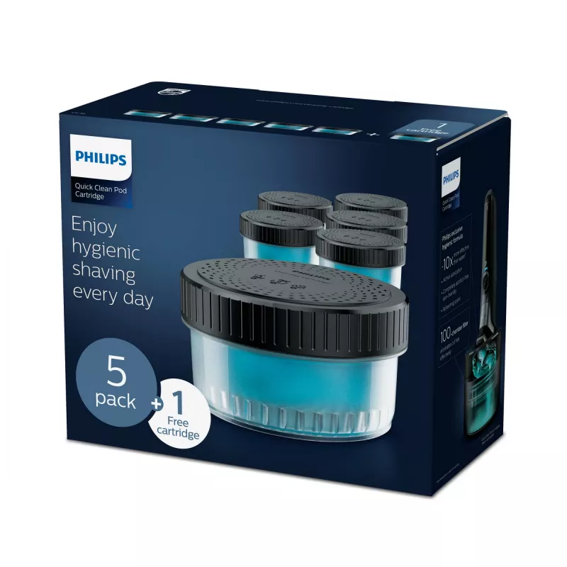 Philips Quick Clean Pod kassett CC16/50 6-pakk puhastuskassette elektriliste pardlipeade jaoks