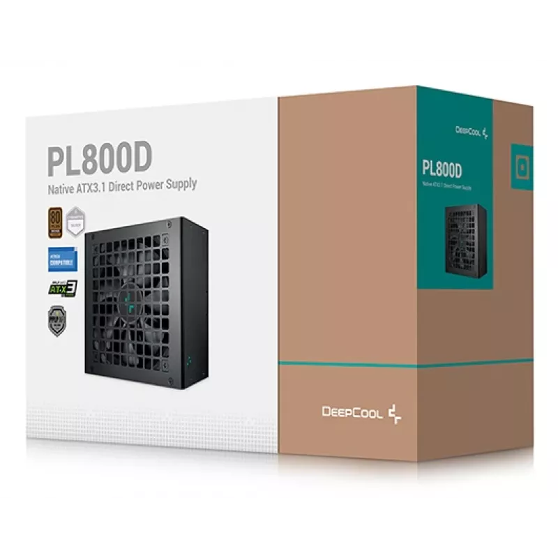 DEEPCOOL Pl800d toiteplokk 800 W 20+4 pin ATX - must
