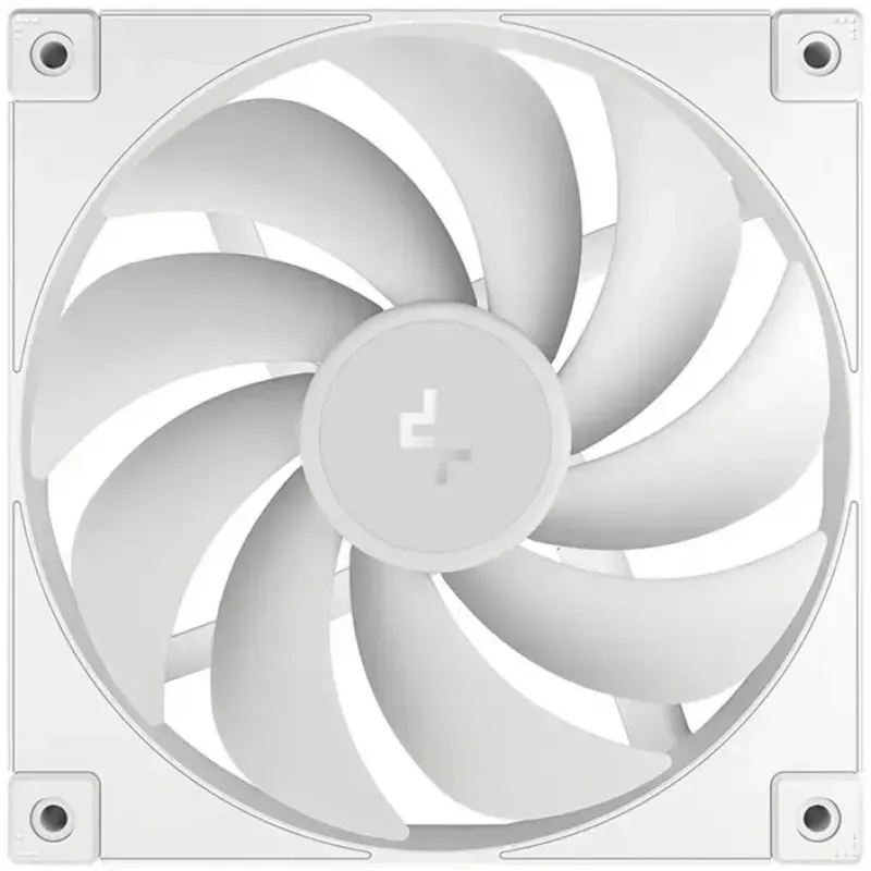 Jahutusventilaator DeepCool FD14 Valge 140mm 3in1 — 140 mm, valge, 3-ühes-pistik