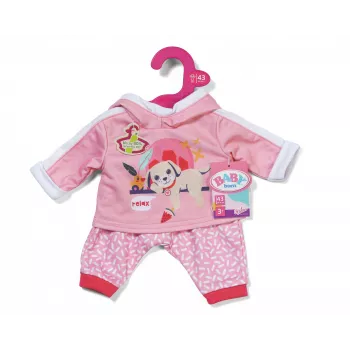 BABY born Jogging Suit Pink 43cm nukuriiete komplekt
