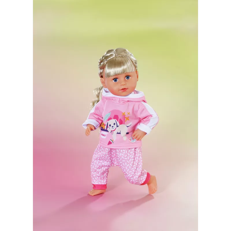 BABY born Jogging Suit Pink 43cm nukuriiete komplekt