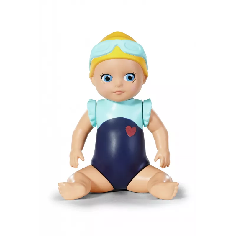 BABY born Splish Splash Pram with Emma Bath nukk Multicolour
