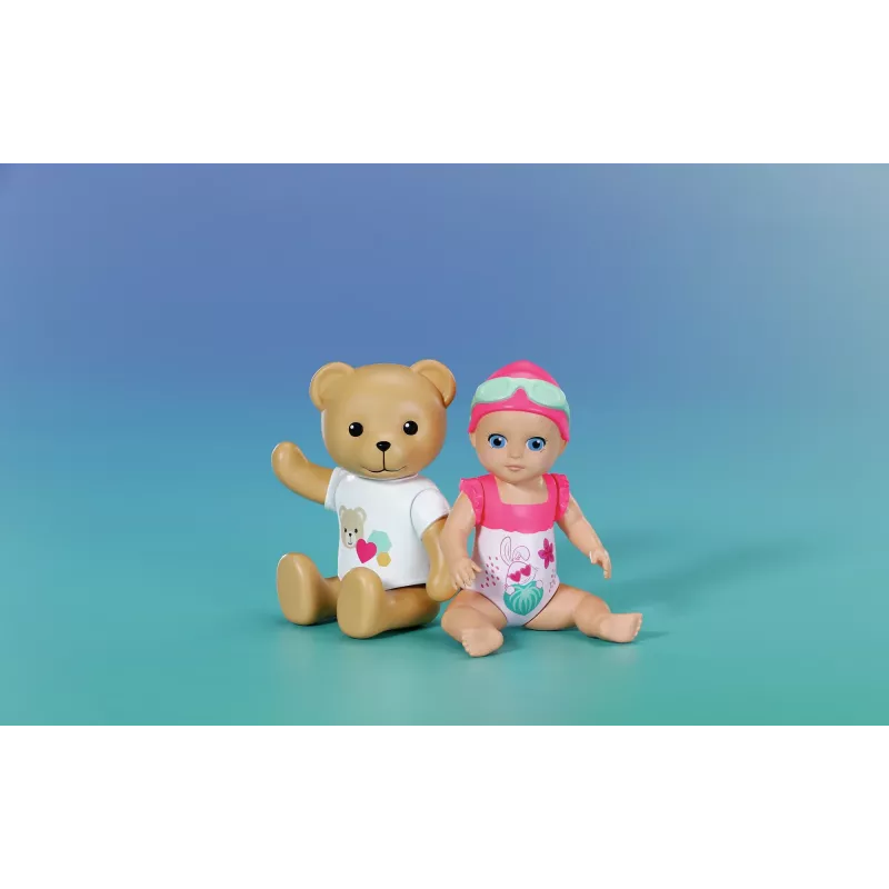 BABY born Splish Splash Teddy vanniloom mitmevärviline