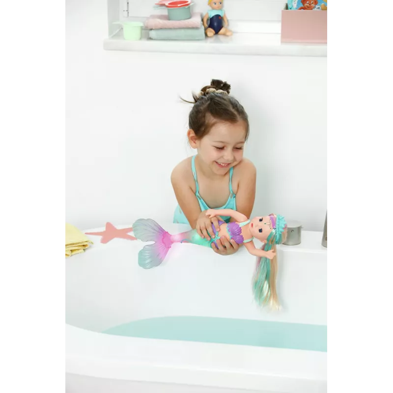 nukk zapf creation BABY born Mermaid model 837368 – bathable baby nukk with mermaid tail
