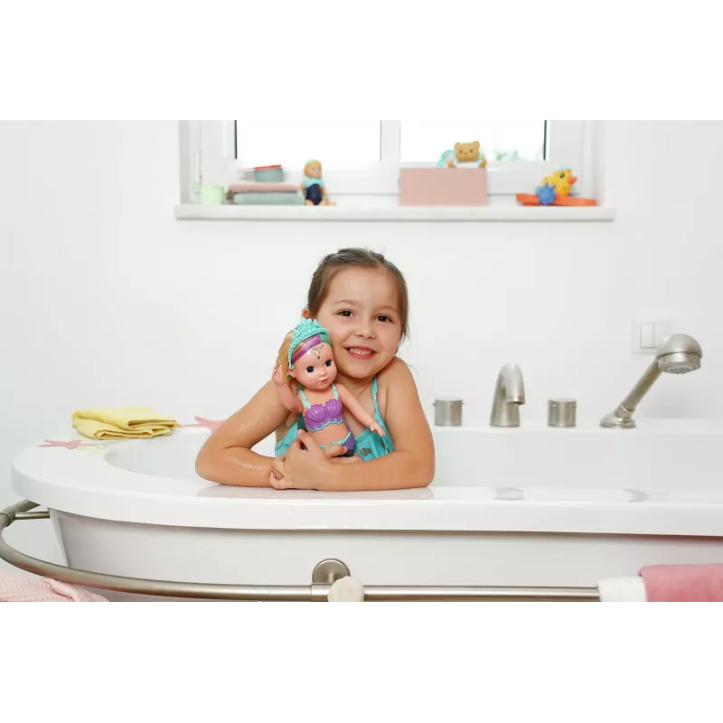 nukk zapf creation BABY born Mermaid model 837368 – bathable baby nukk with mermaid tail