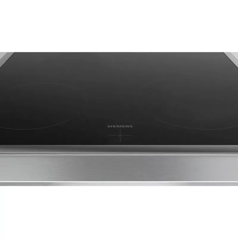 Toiduvalmistamise seadmete komplekt Siemens EQ311KA1ZM — keraamiline pliit (4 tsooni), elektriahi 71 L, klaaskeraamiline pind
